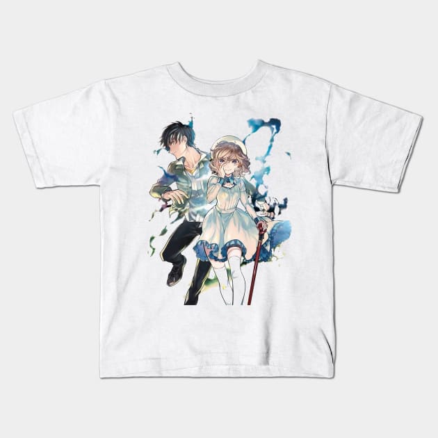 Japanese anime spectre Kids T-Shirt by NeniTompel